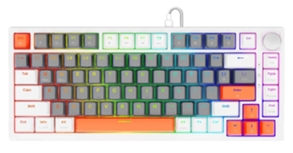 Attēls no Klaviatūra Savio Gasket magnetic ASTRAL OUTEMU White Jade 3-color keycaps
