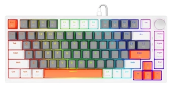 Picture of Klaviatūra Savio Gasket magnetic ASTRAL OUTEMU White Jade 3-color keycaps