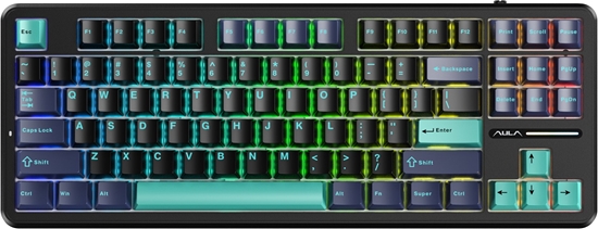 Picture of Klawiatura Aula F87 Pro GrayWood V4 (AUF87P-DBC-GW4)