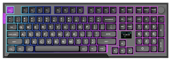 Picture of Klawiatura PREYON Silent claw yellow Gateron Yellow Pro (PSCY105B)