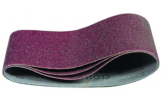 Изображение Klingspor Pas cierny bezkocowy 75x533mm granulacja 120 3szt. 45339