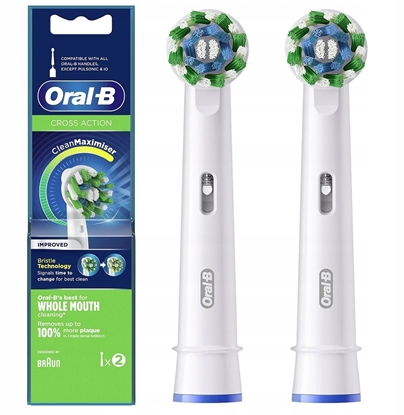 Picture of Kocówka Braun Kocówki do szczoteczki Oral-B EB50RB-2 CrossAction 2szt.
