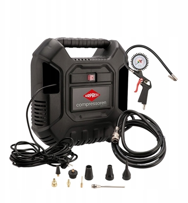 Picture of Kompresor samochodowy Airpress KOMPRESOR bezolejowy HLO 180 + AKCESORIA