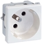 Picture of Kontakt-Simon Gniazdo K45 pojedyncze z/u 16A IP20 czysta biel - K02/9