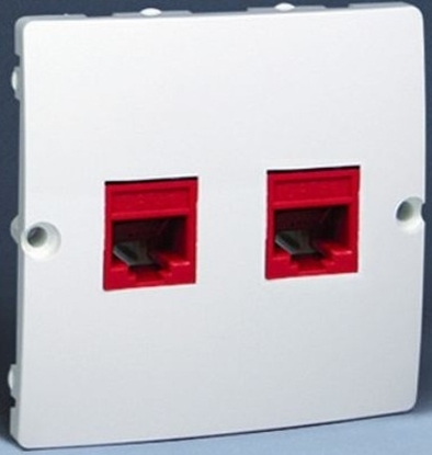 Attēls no Kontakt-Simon Gniazdo komputerowe podwójne BASIC MODU 2xRJ45 kat.5e biae - BMF52.02/11