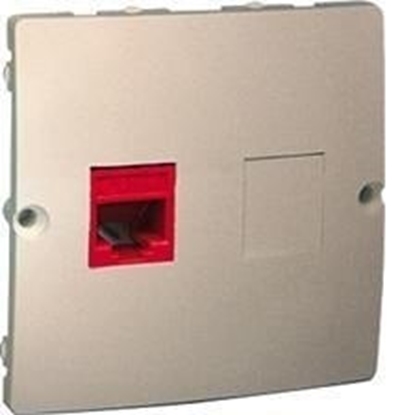 Attēls no Kontakt-Simon Gniazdo komputerowe pojedyncze BASIC MODU RJ45 kat.5e beowe - BMF51.02/12