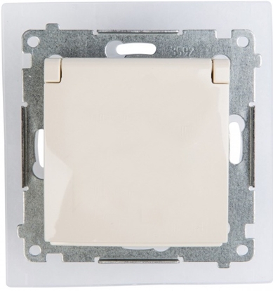 Picture of Kontakt-Simon Gniazdo SIMON54 hermetyczne 1-krotne z/u 16A IP44 beowe - DGZ1BZ.01/41