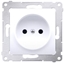 Picture of Kontakt-Simon Gniazdo SIMON54 pojedyncze b/u 16A IP20 z przeson biae - DG1Z.01/11