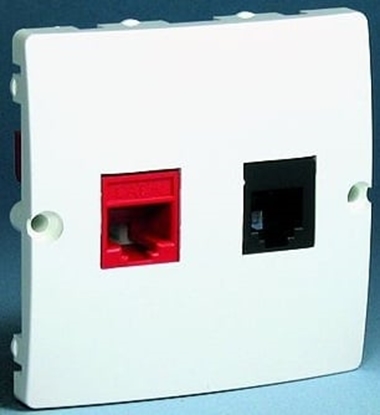 Изображение Kontakt-Simon Gniazdo teleinformatyczne BASIC MODU RJ45 kat.5e + RJ11 biae - BMF5T.02/11