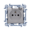Изображение Kontakt-Simon Gniazdo wtyczkowe pojedyncze do wersji IP44 z przesonami z uszczelk i klapka transparentn biay 16A (CGZ1BZ.01/11A)