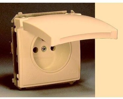 Attēls no Kontakt-Simon Gniazdo z uziemnieniem pojedyncze bryzgoszczelne IP44 be - BMGZ1B.01/12