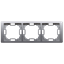 Picture of Kontakt-Simon Ramka 3-krotna Basic Neos inox metalizowana (BMRC3/21)