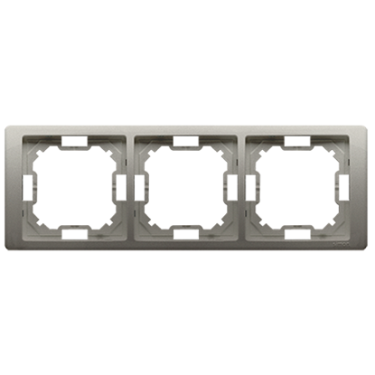 Attēls no Kontakt-Simon Ramka 3-krotna Basic Neos satyna metalizowana (BMRC3/29)