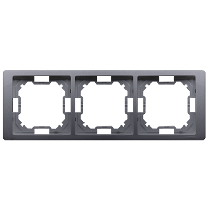 Attēls no Kontakt-Simon Ramka 3-krotna Basic Neos srebrny mat metalizowana (BMRC3/43)