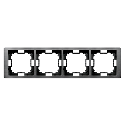 Attēls no Kontakt-Simon Ramka 4-krotna Basic Neos tytan hydrgrafika (BMRC4/052)