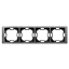 Attēls no Kontakt-Simon Ramka 4-krotna Basic Neos tytan hydrgrafika (BMRC4/052)