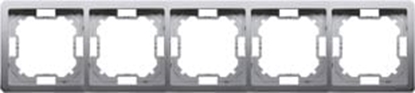 Attēls no Kontakt-Simon Ramka piciokrotna Simon Basic inox (BMR5/21)