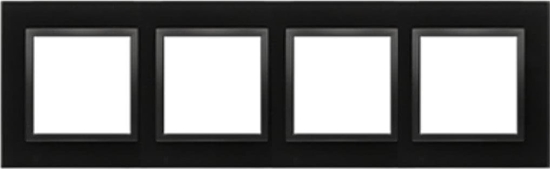 Изображение Kontakt-Simon Ramka poczwórna Kontak Simon 54 DRN4/75 wulkaniczna lawa