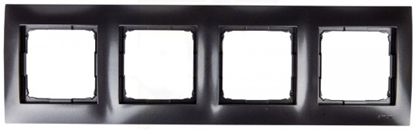 Attēls no Kontakt-Simon Ramka poczwórna SIMON54 uniwersalna antracyt - DR4/48