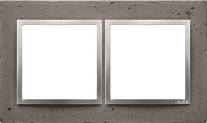 Attēls no Kontakt-Simon Ramka podwójna 54 Nature beton Mokra Robota (DRN2/96)