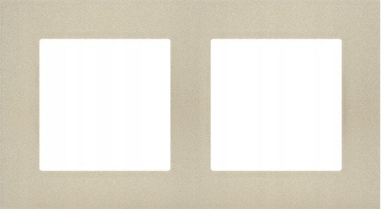 Изображение Kontakt-Simon Ramka podwójna Kontakt-Simon 55 TR2/144 LINE szampaski mat