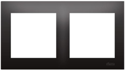 Attēls no Kontakt-Simon Ramka podwójna Simon54 uniwersalna antracyt (DR2/48)
