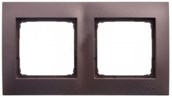Picture of Kontakt-Simon Ramka podwójna SIMON54 uniwersalna brz - DR2/46