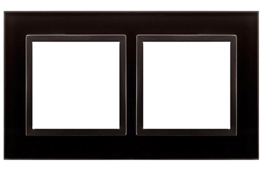 Изображение Kontakt-Simon Ramka podwójna szko zastyga lawa - DRN2/73