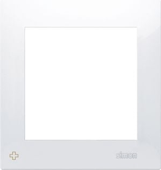 Изображение Kontakt-Simon Ramka pojedyncza Simon 54 antybakteryjna biay (DRK1/AB11)