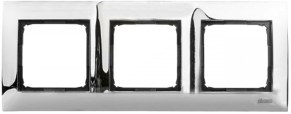 Attēls no Kontakt-Simon Ramka potrójna Simon54 chrom - DR3/63