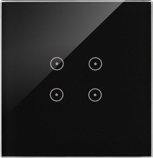 Изображение Kontakt-Simon ramki Panel dotykowy S54 Touch, 1 modu, 4 pola dotykowe, stygnita lawa DSTR14/73