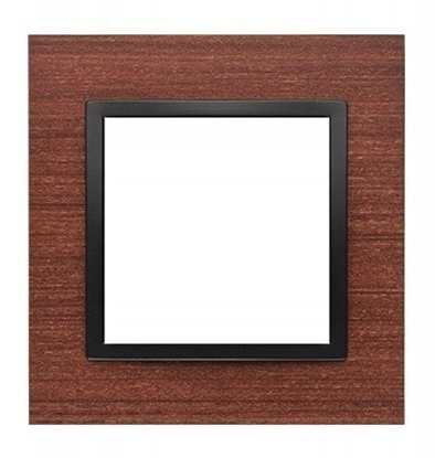 Attēls no Kontakt-Simon Simon 54 Nature* Ramka 1-krotna drewniana, Czarny Orzech DRN1/87
