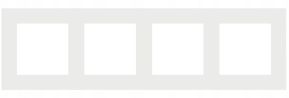 Attēls no Kontakt-Simon Simon 55 Ramka czterokrotna LINE Jasnoszary mat TR4/114