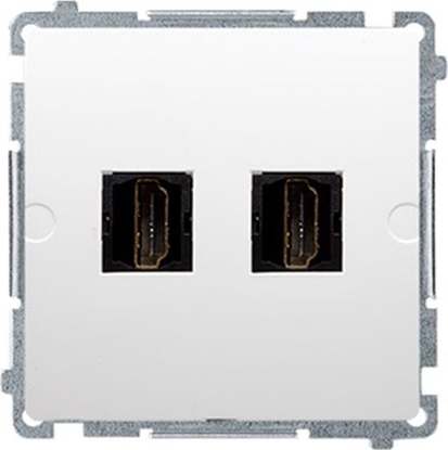 Изображение Kontakt-Simon Simon Basic Gniazdo podwójne HDMI biae BMGHDMI2.01/11