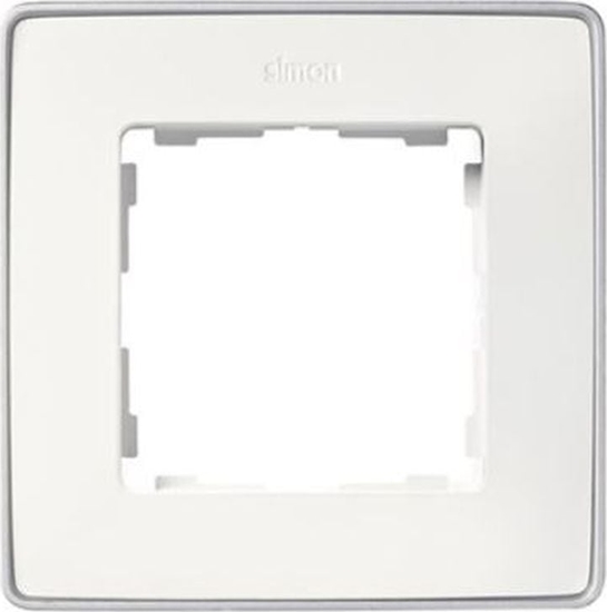 Изображение Kontakt-Simon Simon Detail 82 Ramka pojedyncza Detail SELECT-metal BIAA / podstawa Aluminium 8201610-243