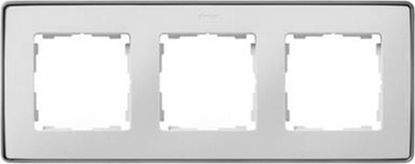 Изображение Kontakt-Simon Simon Detail 82 Ramka potrójna Detail SELECT-metal BIAA / podstawa Aluminium 8201630-243 - 8201630-243