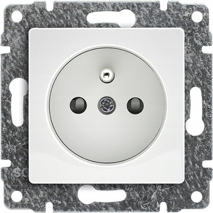Изображение KOS Gniazdo jedno z uziemieniem z przeson torów prdowych bez ramki 2P+Z 16A 250V 510234