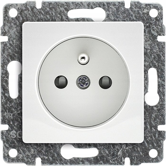 Изображение KOS Gniazdo jedno z uziemieniem z przeson torów prdowych bez ramki 2P+Z 16A 250V 510234