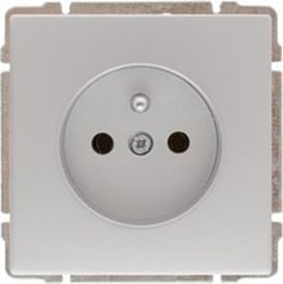 Изображение KOS Gniazdo pojedyncze KOS66 uziemienie przesona 16A 250V akuminium (664034)