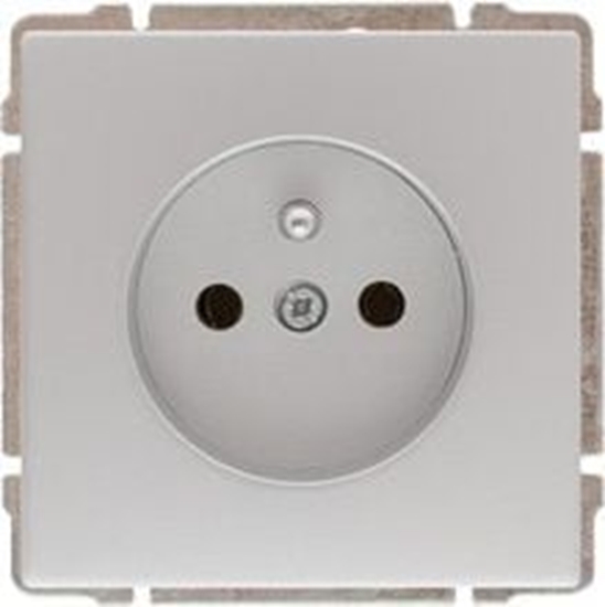 Изображение KOS Gniazdo pojedyncze KOS66 uziemienie przesona 16A 250V akuminium (664034)