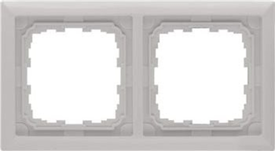 Изображение KOS Ramka podwójna KOS66 aluminium (664082)
