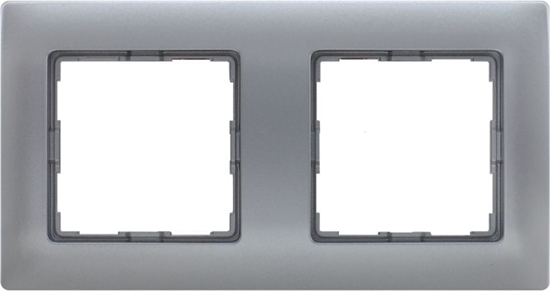 Изображение KOS Ramka podwójna Vena aluminium (514082)