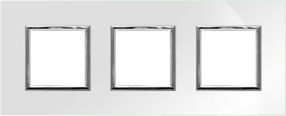 Изображение KOS Ramka potrójna Dante szklana Pearl Glass (4504183)