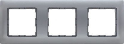 Изображение KOS Ramka potrójna Vena aluminium (514083)