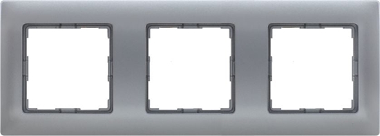 Изображение KOS Ramka potrójna Vena aluminium (514083)