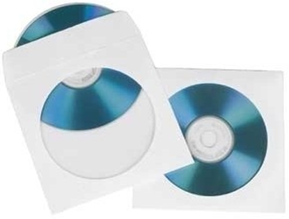 Изображение KOSZULKI PAPIEROWE NA CD/DVD, 50 SZT., BIAE