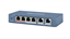 Attēls no L2, Unmanaged, 4 10/100M RJ45 PoE ports, 2 10/100M RJ45 uplink ports, 802.3af/at/bt, port 1 support 