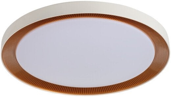 Picture of Lampa sufitowa Kanlux Plafoniera LED dekoracyjny ANBAR LED 37W CCT BR okrgy Ø55 max 2170lm 3000-6500K IP20 I kl. biay/brzowy 38930