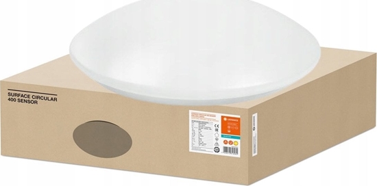Picture of Lampa sufitowa Ledvance Plafon LED SURFACE CIRCULAR 250 SENSOR 13W 840 IP44 4058075617926