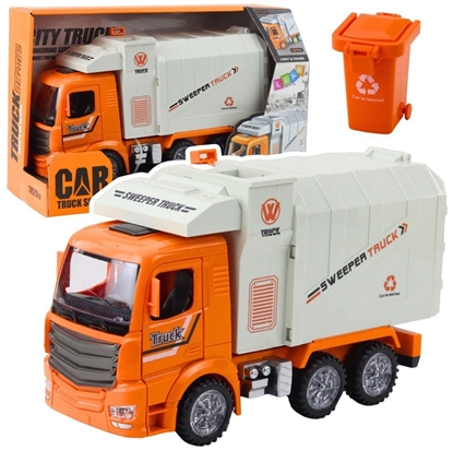 Attēls no LeanToys Ciarówka mieciarka Miejska wiata Dwiki Pomaraczowa